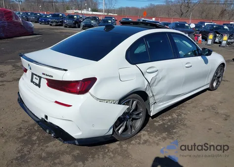2020 BMW 3 Series M340I from USA, damaged, VIN WBA5U7C02LA234487